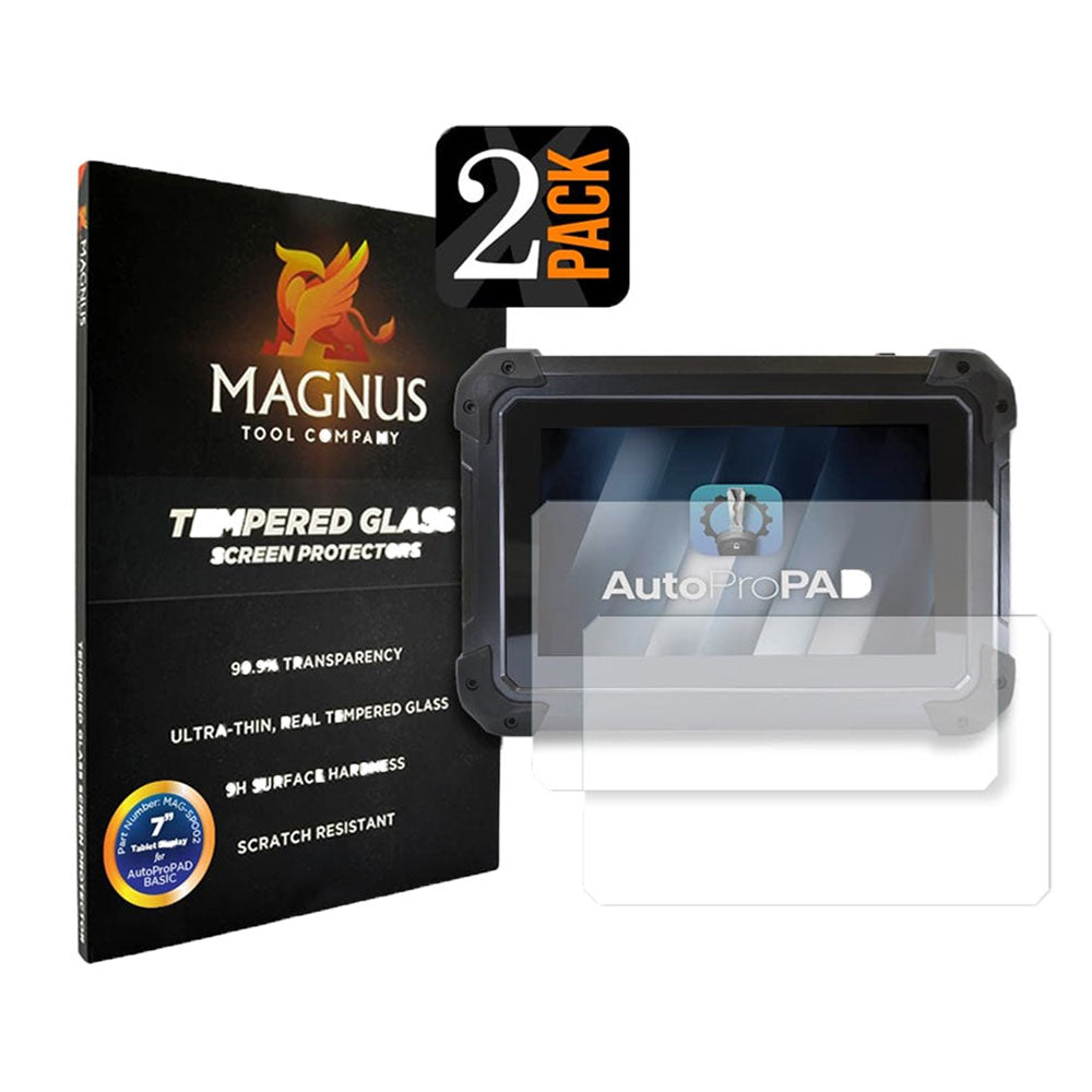 Magnus 7 Tempered Glass Screen Protector for AutoProPAD BASIC (Pack of 2)