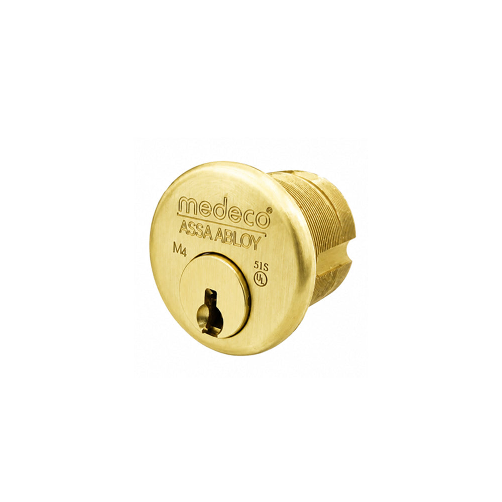 Medeco - 100200 - Mortise Cylinder - M4 Technology - 1-1/8" - 44 Keyway - CT-Z05 Schlage Cam