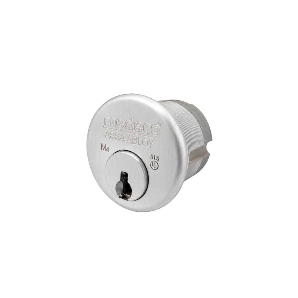 Medeco - 100200 - Mortise Cylinder - M4 Technology - 1-1/8" - 44 Keyway - CT-Z05 Schlage Cam