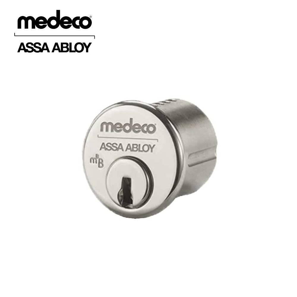 Medeco - 100200J-26-DLT-Z01 - Mortise Cylinder M3 Bi-Level with 6-Pin DL Keyway and 1-1/8 - CT-Z01 Standard Yale Cam - 26 (Satin Chrome)