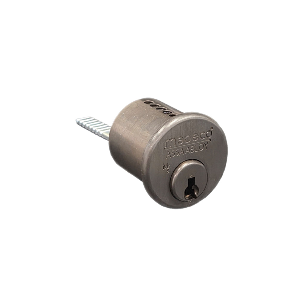 Medeco - 100400H - Rim Cylinder with Horizontal Tailpiece - M4 BiLevel Technology - 1-1/8" - 44 Keyway