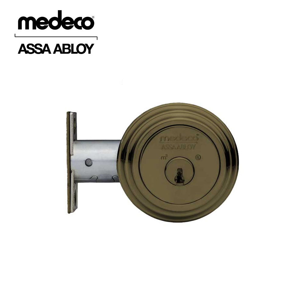 Medeco - 11R523T-13-DLT - Maxum Residential Deadbolt with 5 Pin DL Keyway Double Cylinder and 2-3/8 Backset - M3 - 13 (Oil Rubbed Bronze)