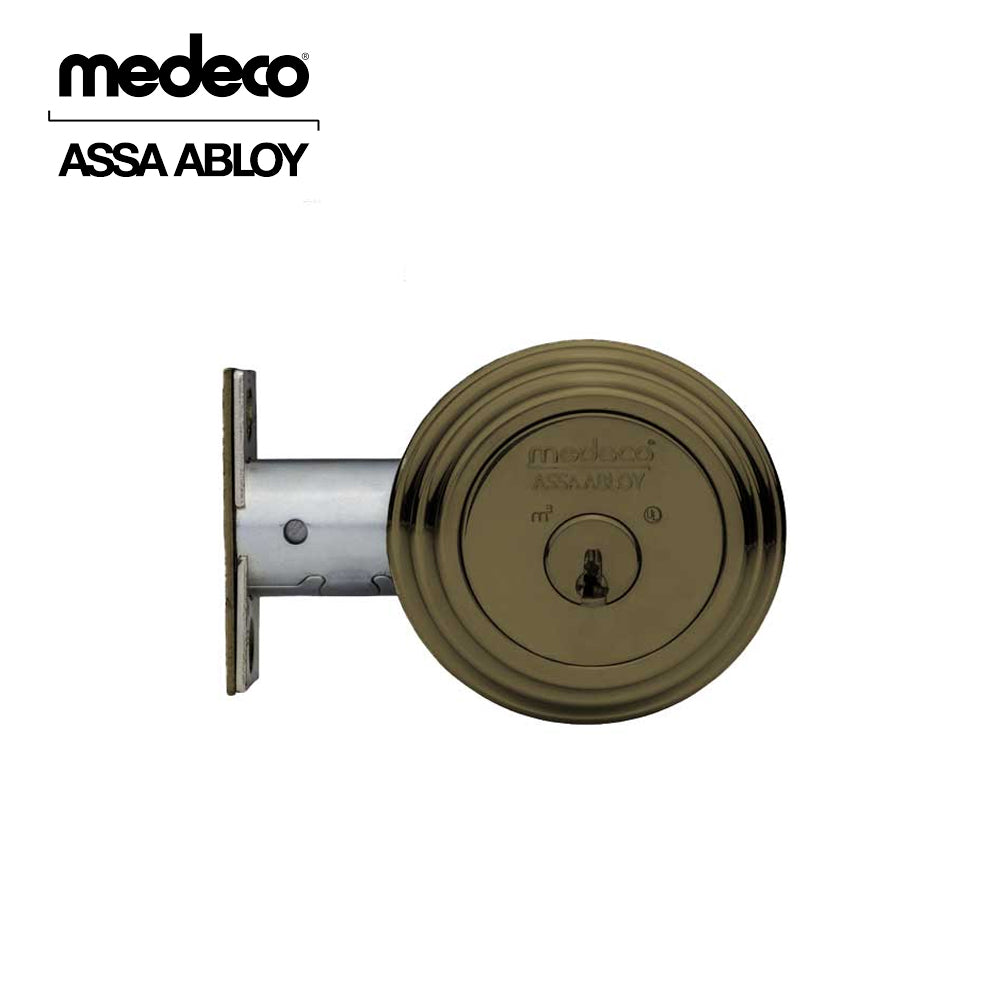 Medeco - 11R533T-13-DLT - Maxum Residential Deadbolt with 5 Pin DL Keyway Double Cylinder and 2-3/8 Backset - M3 - 13 (Oil Rubbed Bronze)