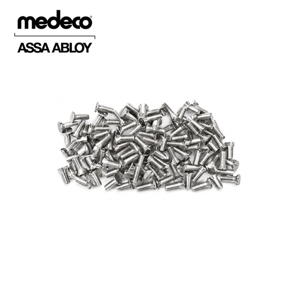 Medeco CP-010103-040 Flat Head Screw for 32 Series I/C Housing - 2-56 x 1/4" (Pack-100)