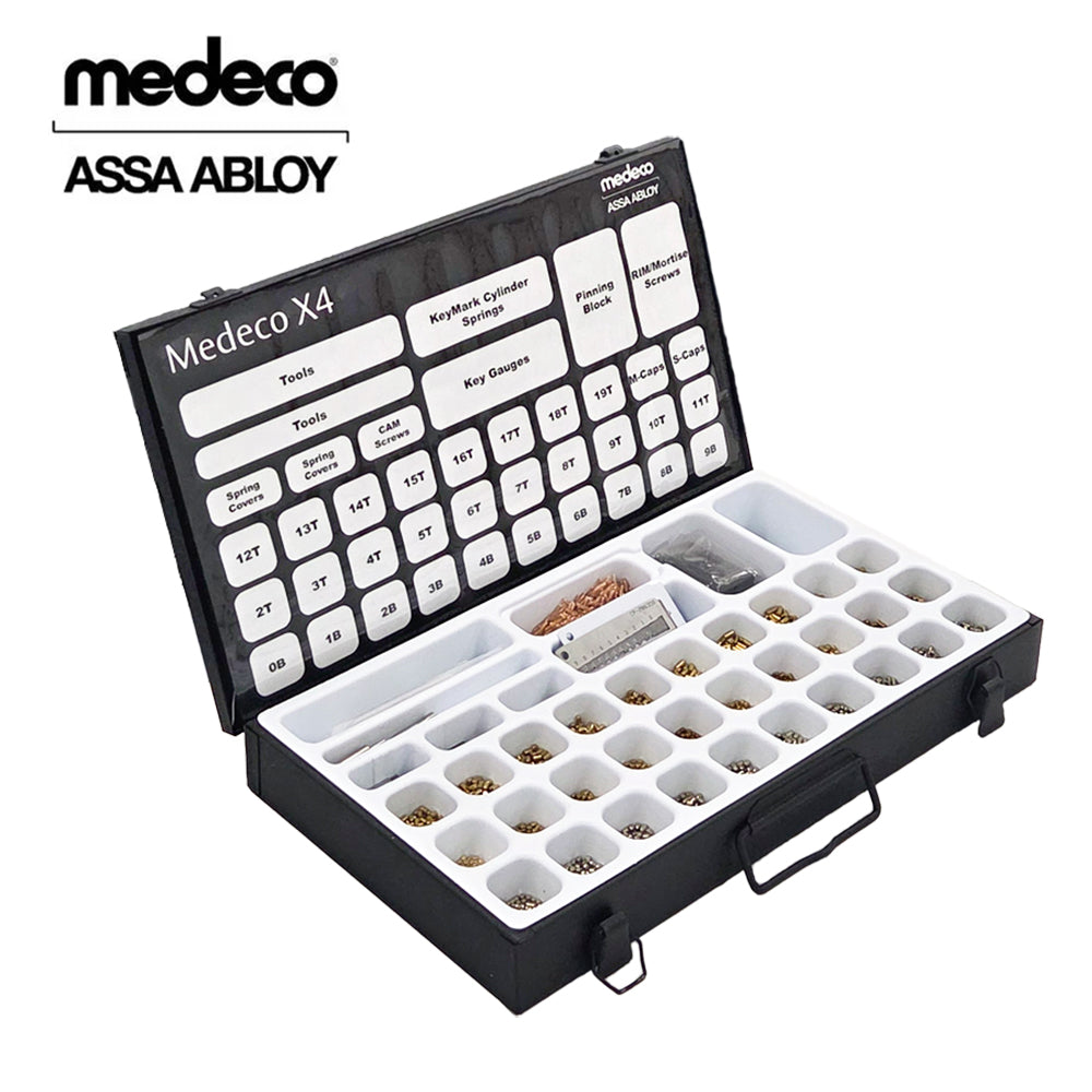 Medeco K-4001 KM and X4 Pin Kit for SFIC - Large Wood Kit