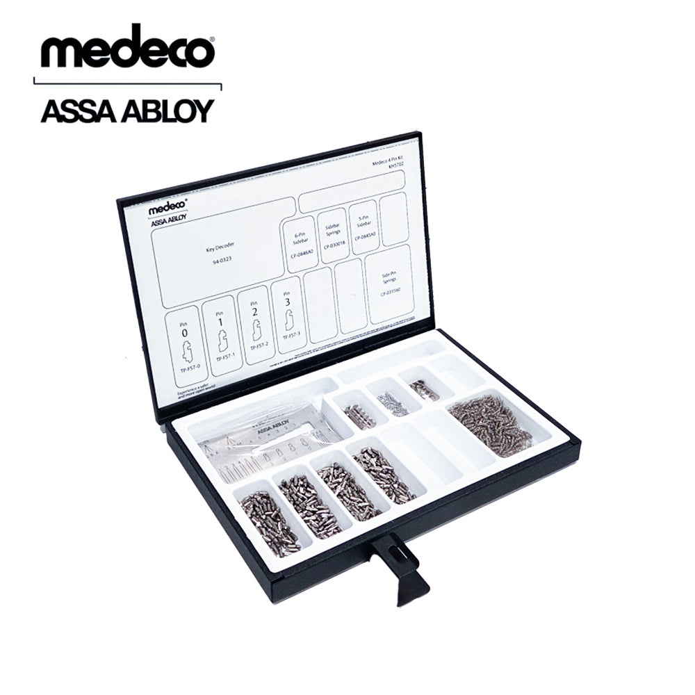 Medeco K-4001 KM and X4 Pin Kit for SFIC - Large Wood Kit