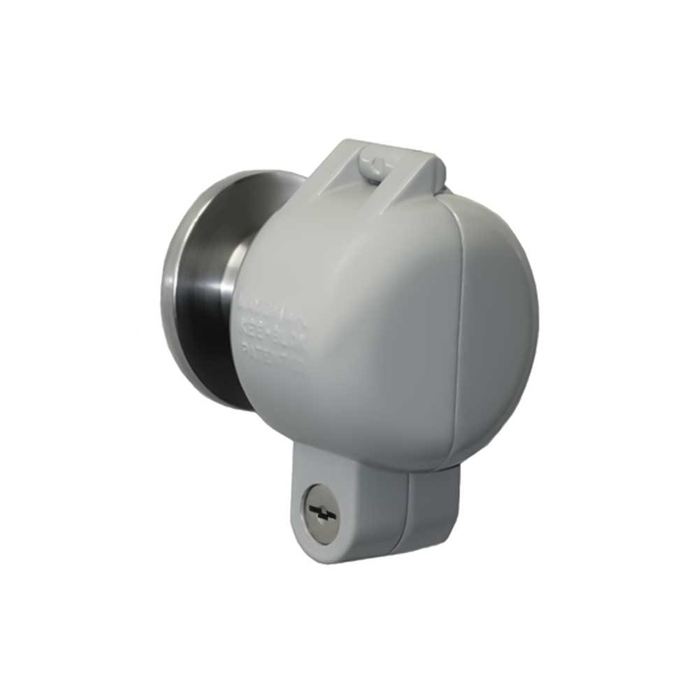 Major Mfg - A100 - Kee-Blok for Standard Knob - Keyed Different - Silver Powdercoat