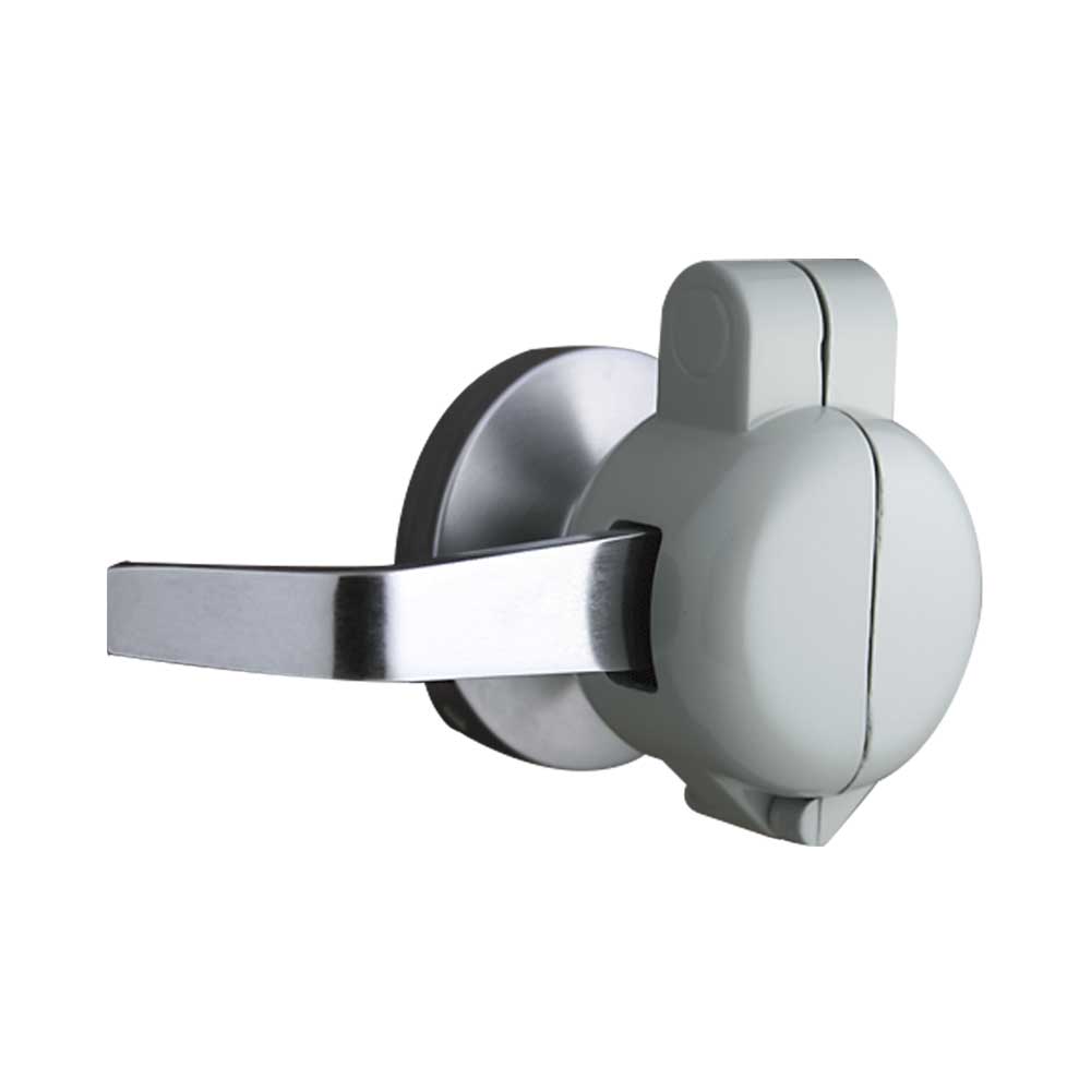 Major Mfg - A200 - Kee-Blok for Lever Handle - Keyed Different - Aluminum Finish