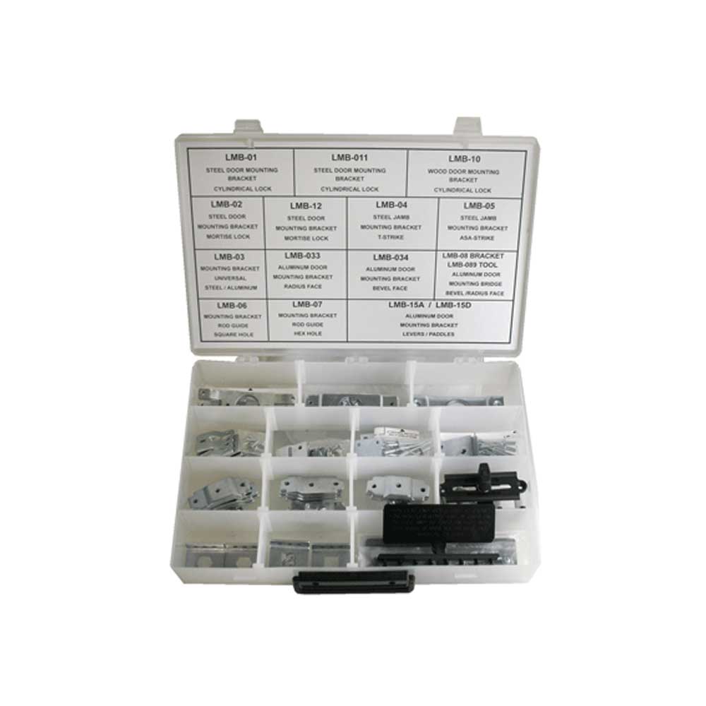 Major Mfg - LMB-100 - Lock Mounting Bracket Assortment Pack