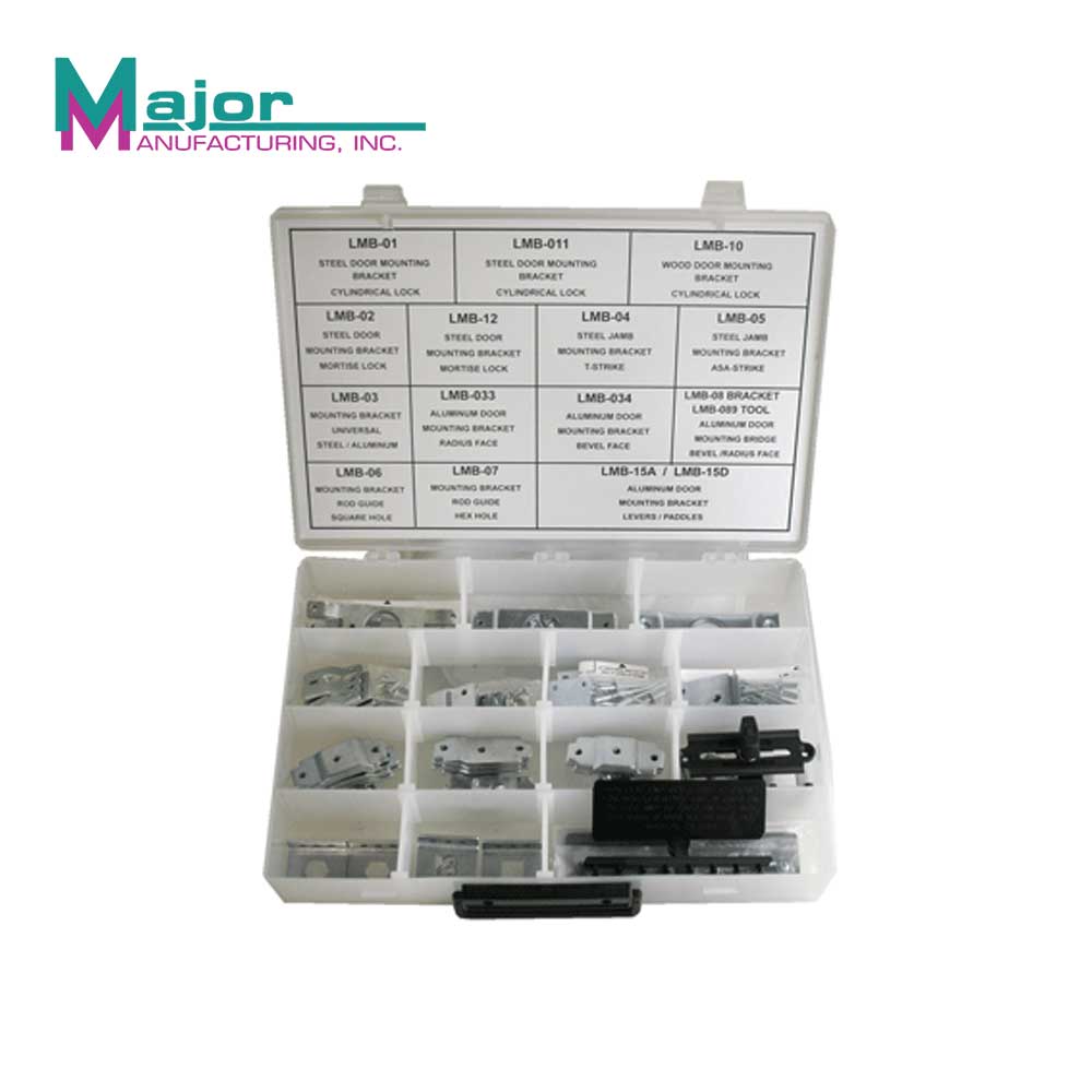 Major Mfg - LMB-100 - Lock Mounting Bracket Assortment Pack