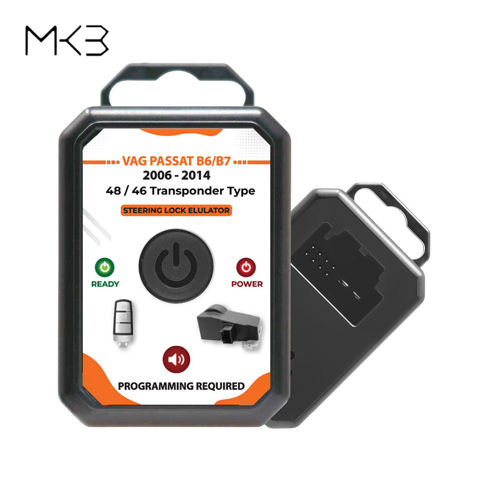 MK3 Volkswagen VW B6 / B7 Passat Emulator for 48 / 46 Transponder Type Steering Lock Emulator with Lock Sound