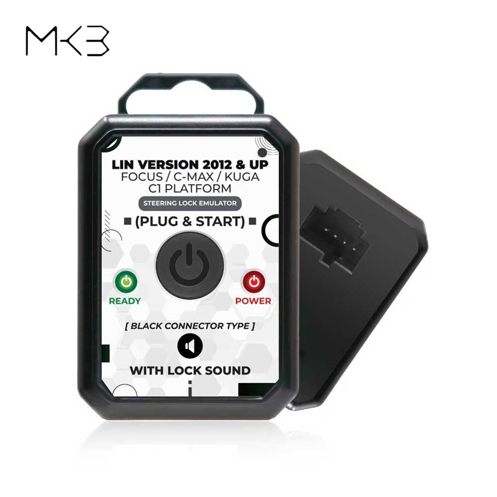 MK3 Ford Emulator - Focus Emulator C-Max Kuga C1 Platform 2012 & UP Steering Lock Simulator Emulator with Lock Sound