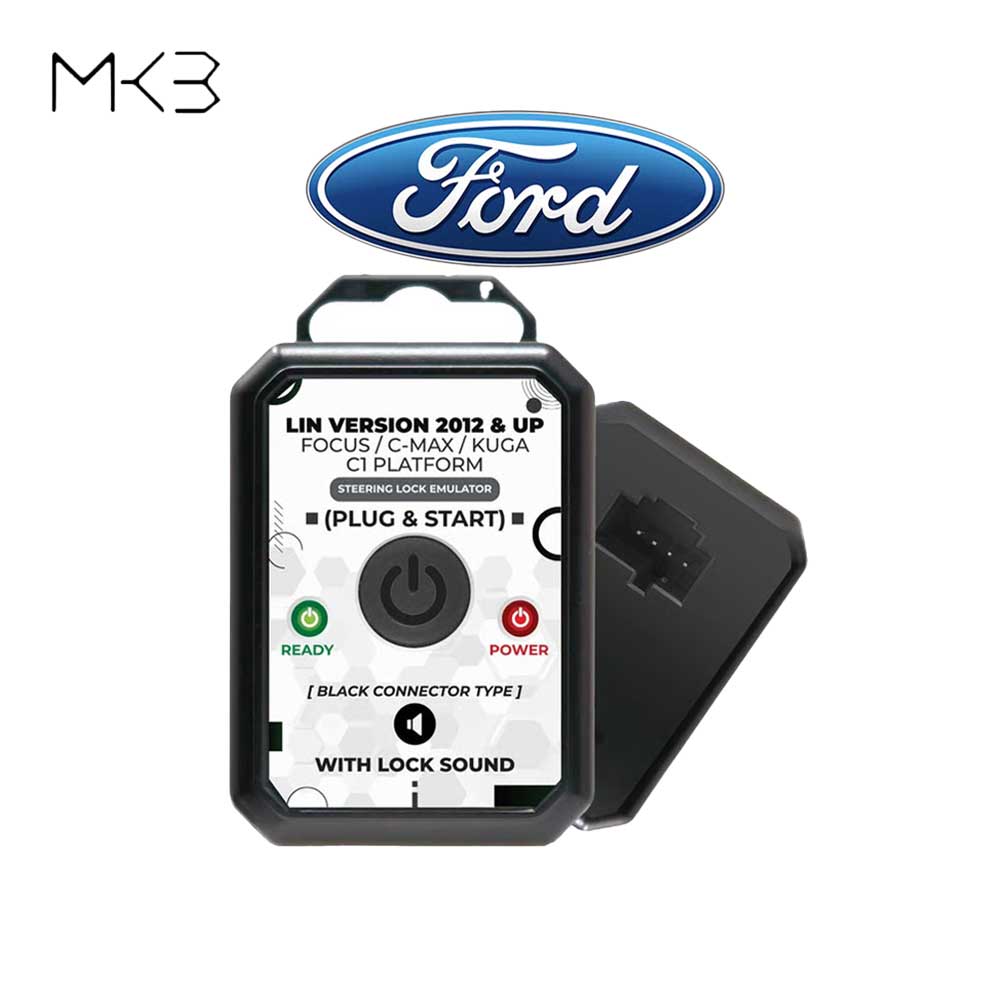 MK3 Ford Emulator - Focus Emulator C-Max Kuga C1 Platform 2012 & UP Steering Lock Simulator Emulator with Lock Sound