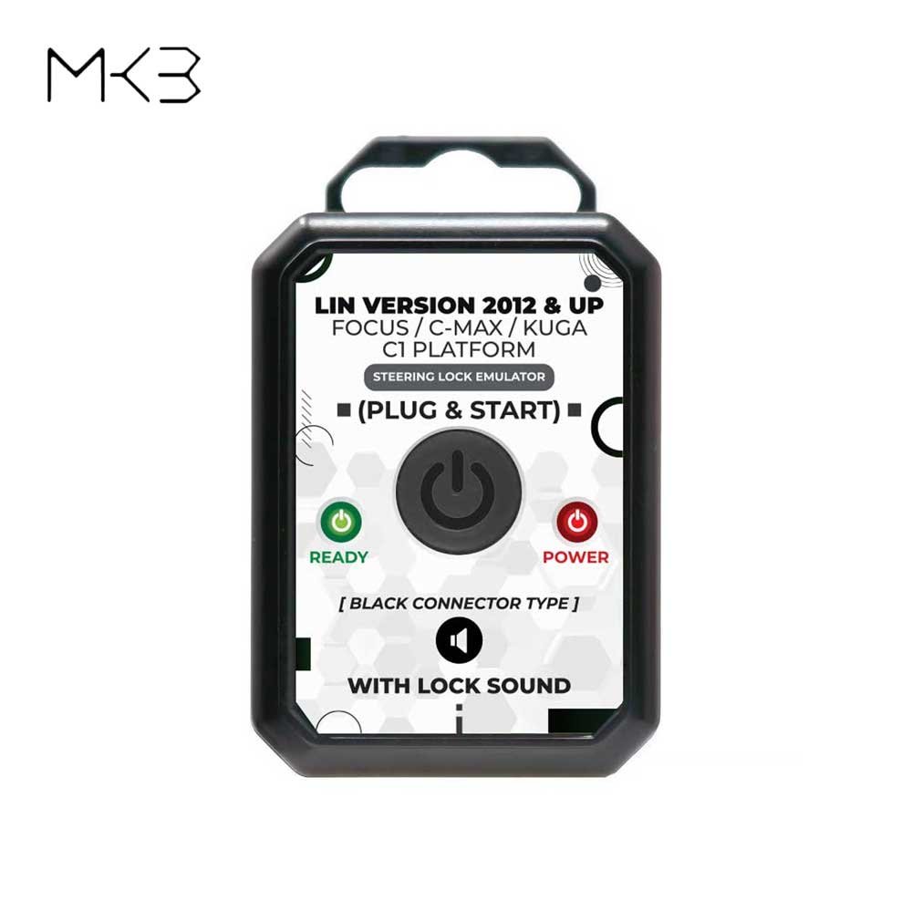MK3 Ford Emulator - Focus Emulator C-Max Kuga C1 Platform 2012 & UP Steering Lock Simulator Emulator with Lock Sound
