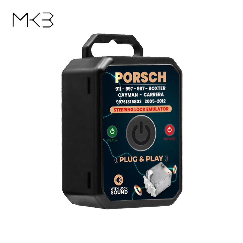 MK3 Porsche 911, 997, 987 Boxster, Cayman, Carrera 2005-2012 Steering Lock Emulator - New Plug