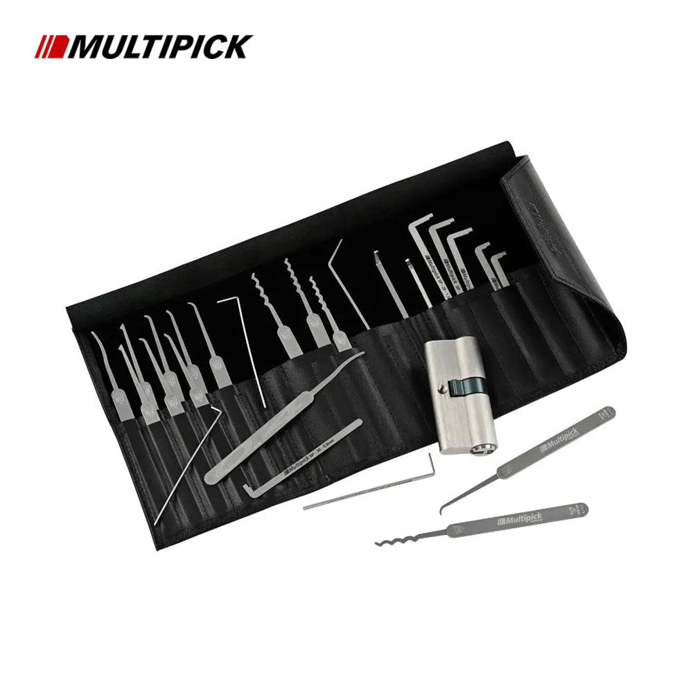 Multipick - MP3PNS19 - ELITE Medium Lock Pick Set - 0.4 + 0.6 mm (27 Pcs)