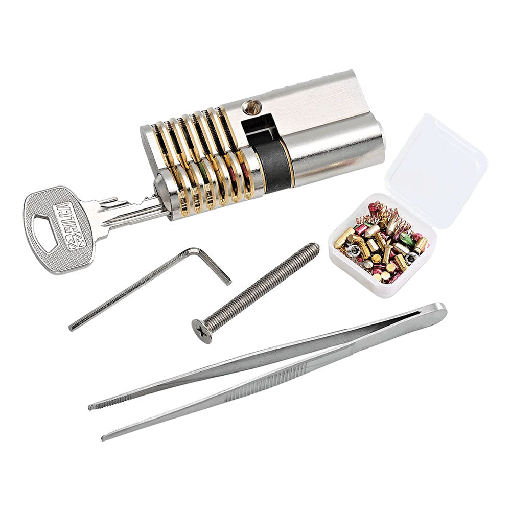 Multipick - TCSS6-SET - Advanced Euro Profile Training Lock Set - 6 Pin