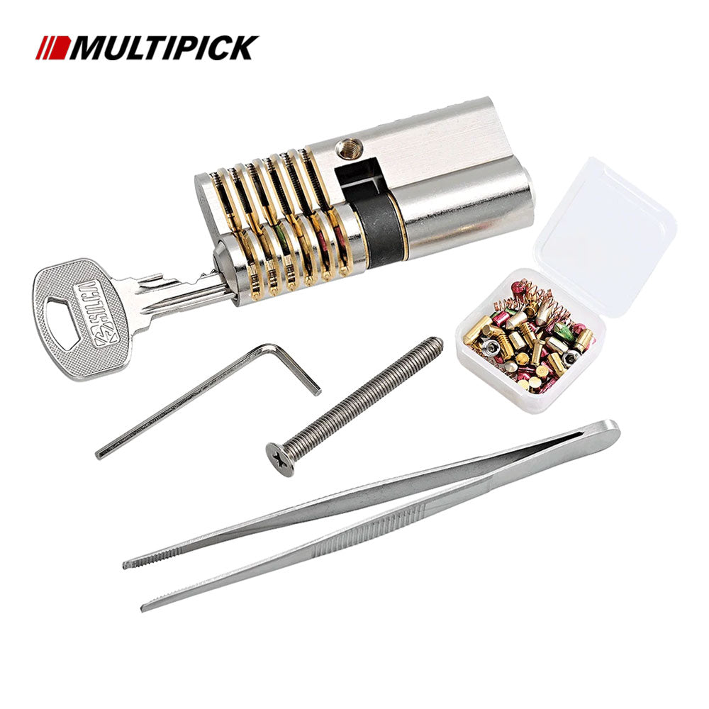 Multipick - TCSS6-SET - Advanced Euro Profile Training Lock Set - 6 Pin