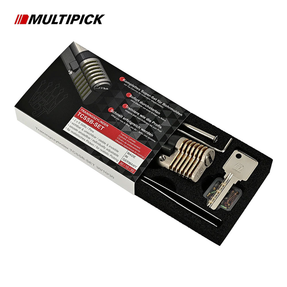 Multipick - TCSSB-SET - Dimple Practice Lock Set - 6 Pin