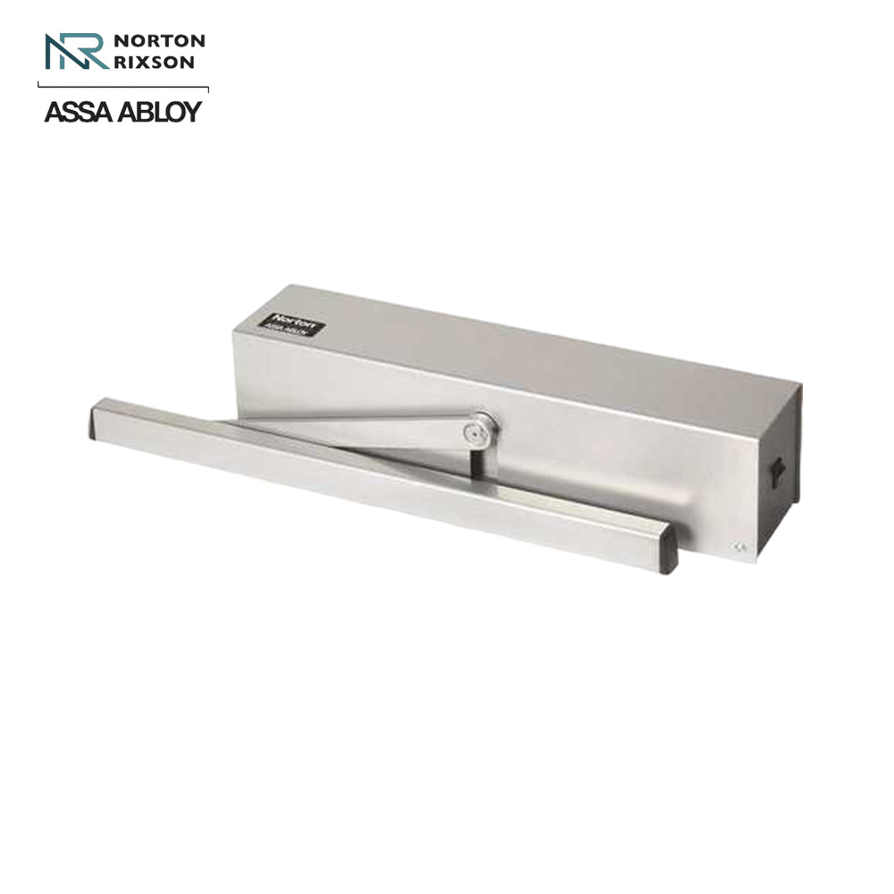 Norton - 5610 - Low Energy Pull Side Door Surface Mount Operator with Rigid Arm (Track) - 689 (Aluminum Painted)