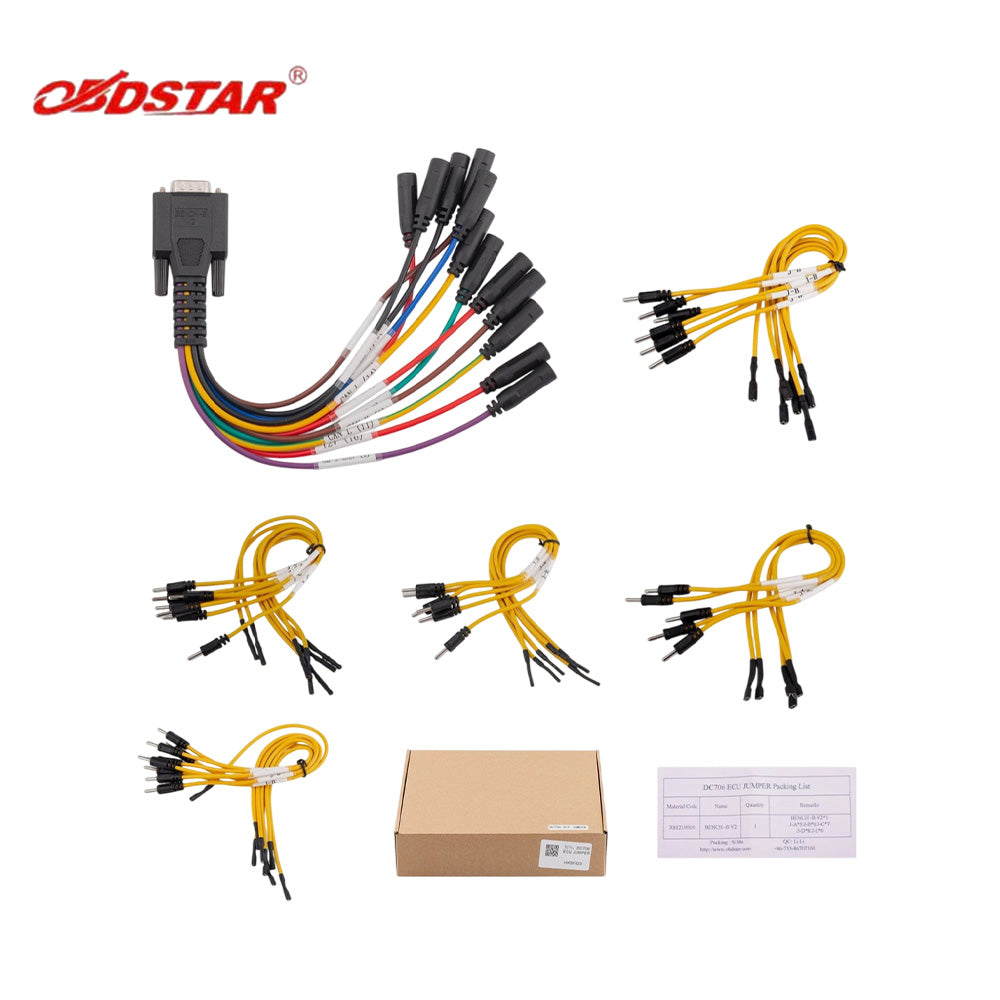OBDSTAR BENCH B-V2 ECU Flasher Bench and Jumper Cables Set for DC706 ECU Programmer