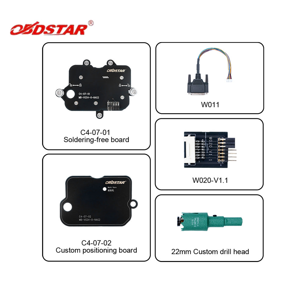 OBDSTAR C4-07 Adapter Kit Ultimate Solution for TCM Programming
