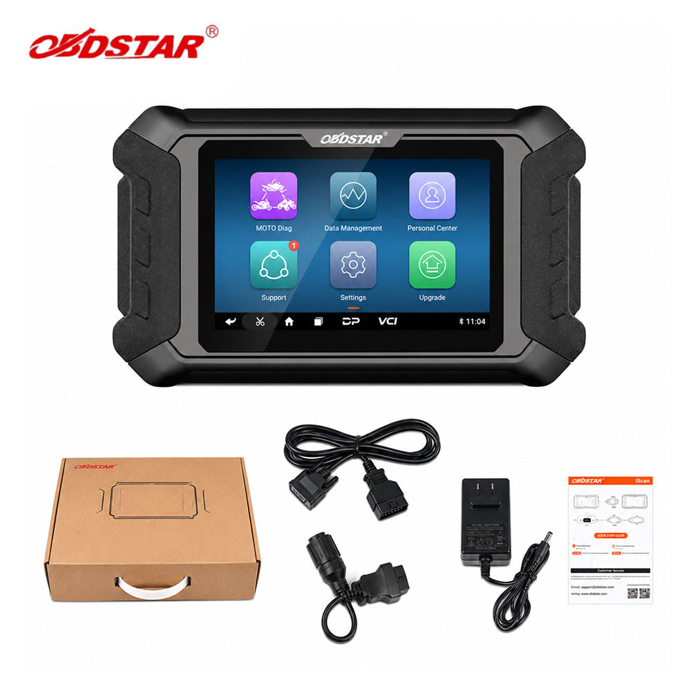 OBDSTAR iScan BMW Motorcycle Diagnostic Scanner and Key Programmer Support Multiple Language - Light Reset