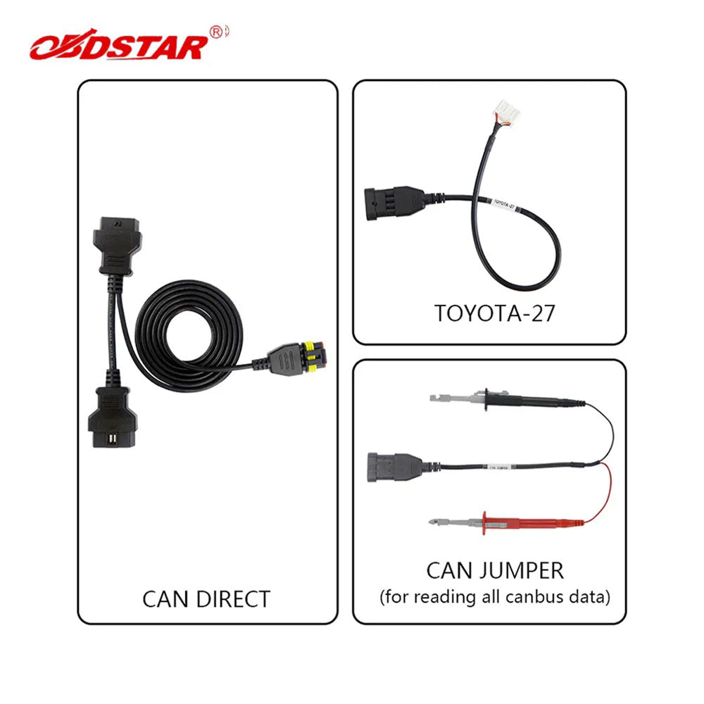 OBDSTAR Key Master DP Plus Package A including 2 Year Software Update with Code Key Simulator, CANFD Adapter and Cables Package Bundle (Discontinued)