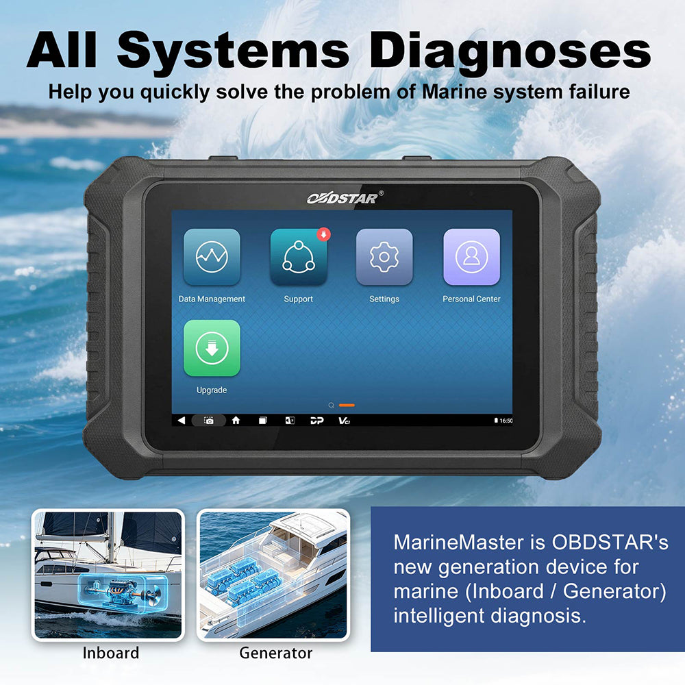 OBDSTAR MarineMaster C+D Version Marine Diagnostic Tool for Inboard and Generator