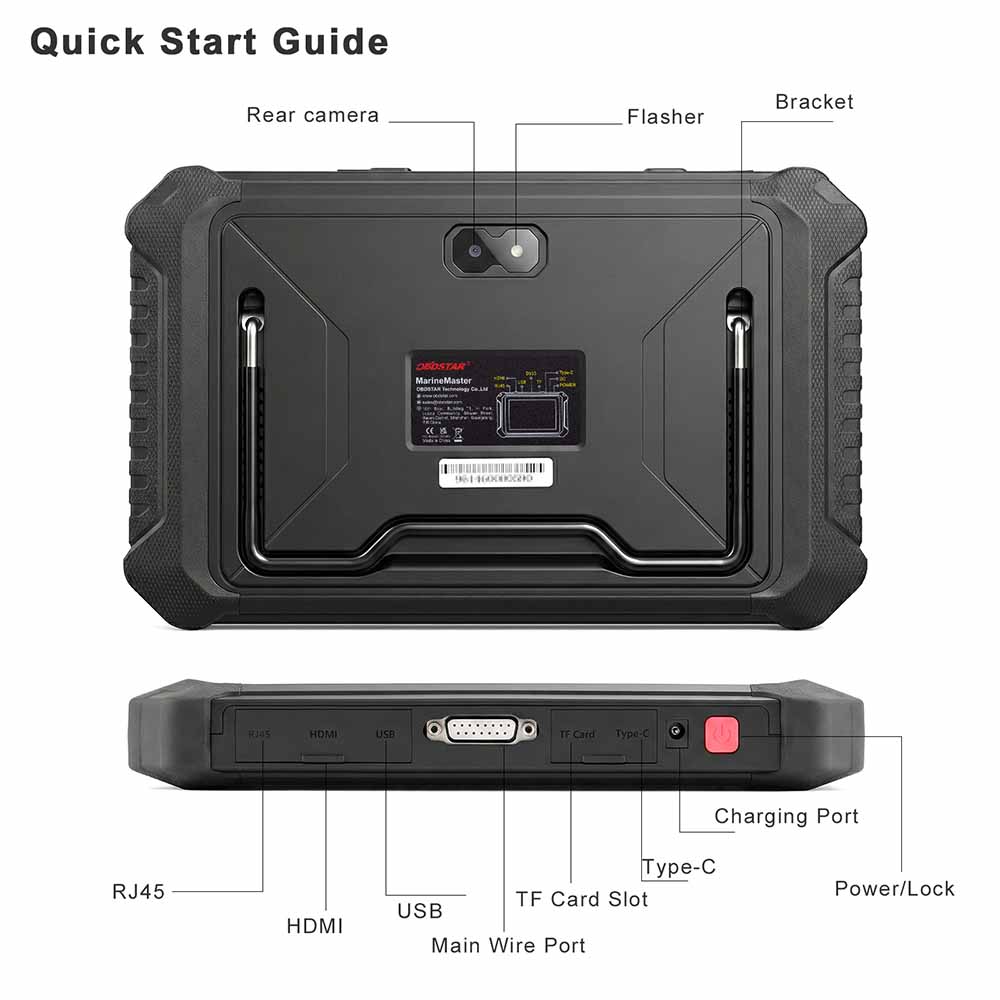 OBDSTAR MarineMaster C+D Version Marine Diagnostic Tool for Inboard and Generator