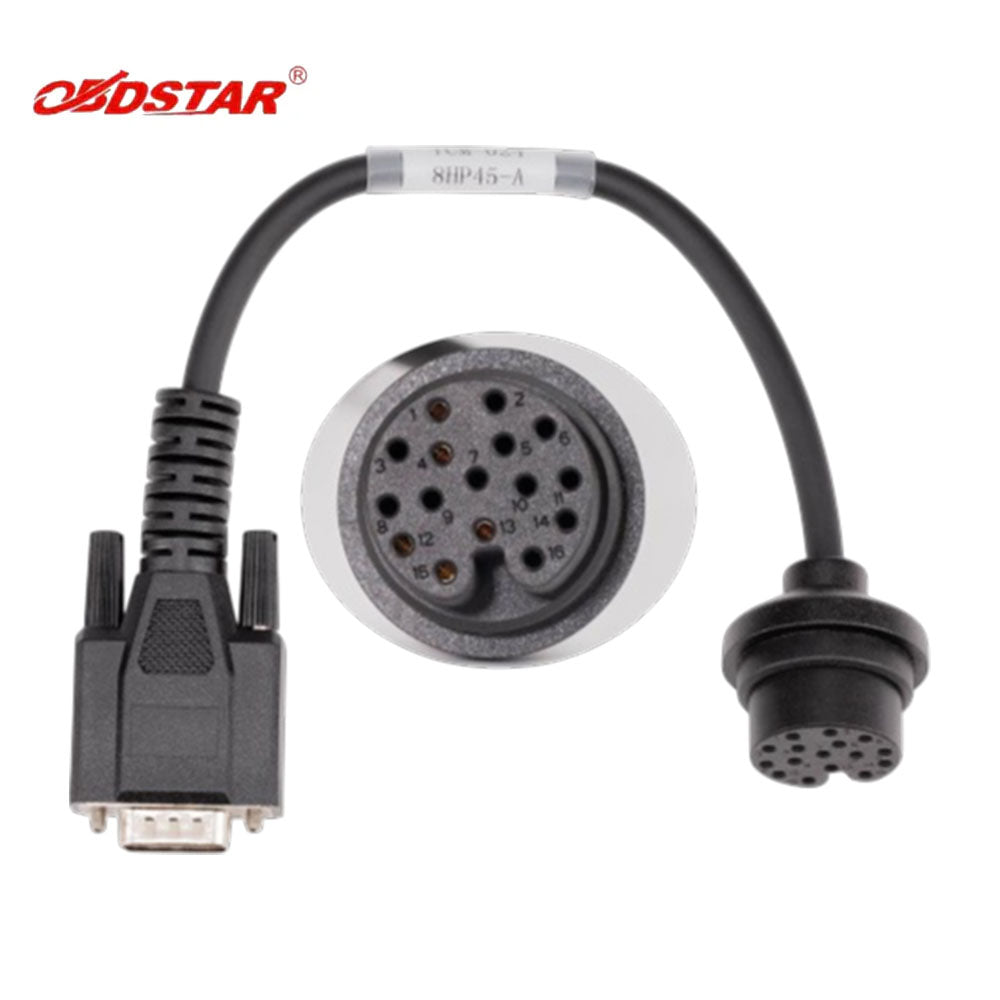 OBDSTAR TCM-024 ZF 8HP45-90, 8HP45 (Gen3 TC277) Gearbox Connector Cable