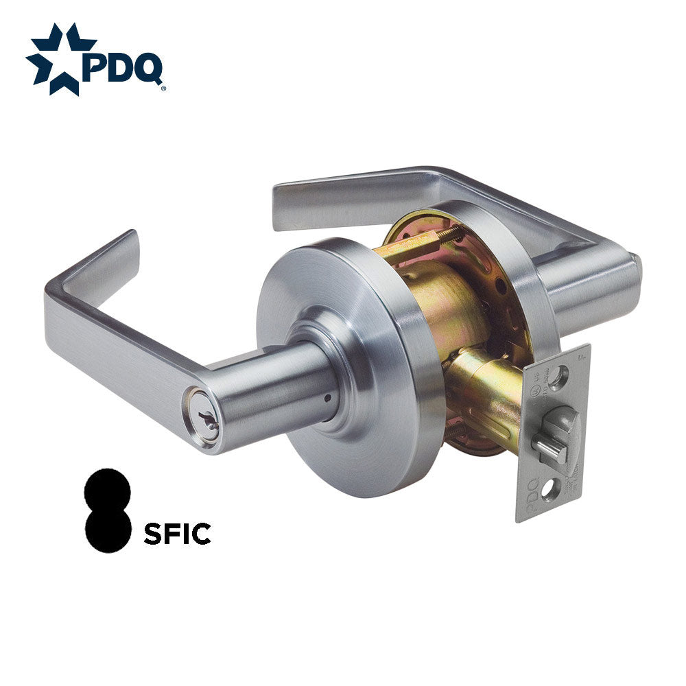 PDQ SD115 - Storeroom HD Cylindrical Lock with 2-3/4" Backset - ASA Strike - ANSI F86 - Grade 2