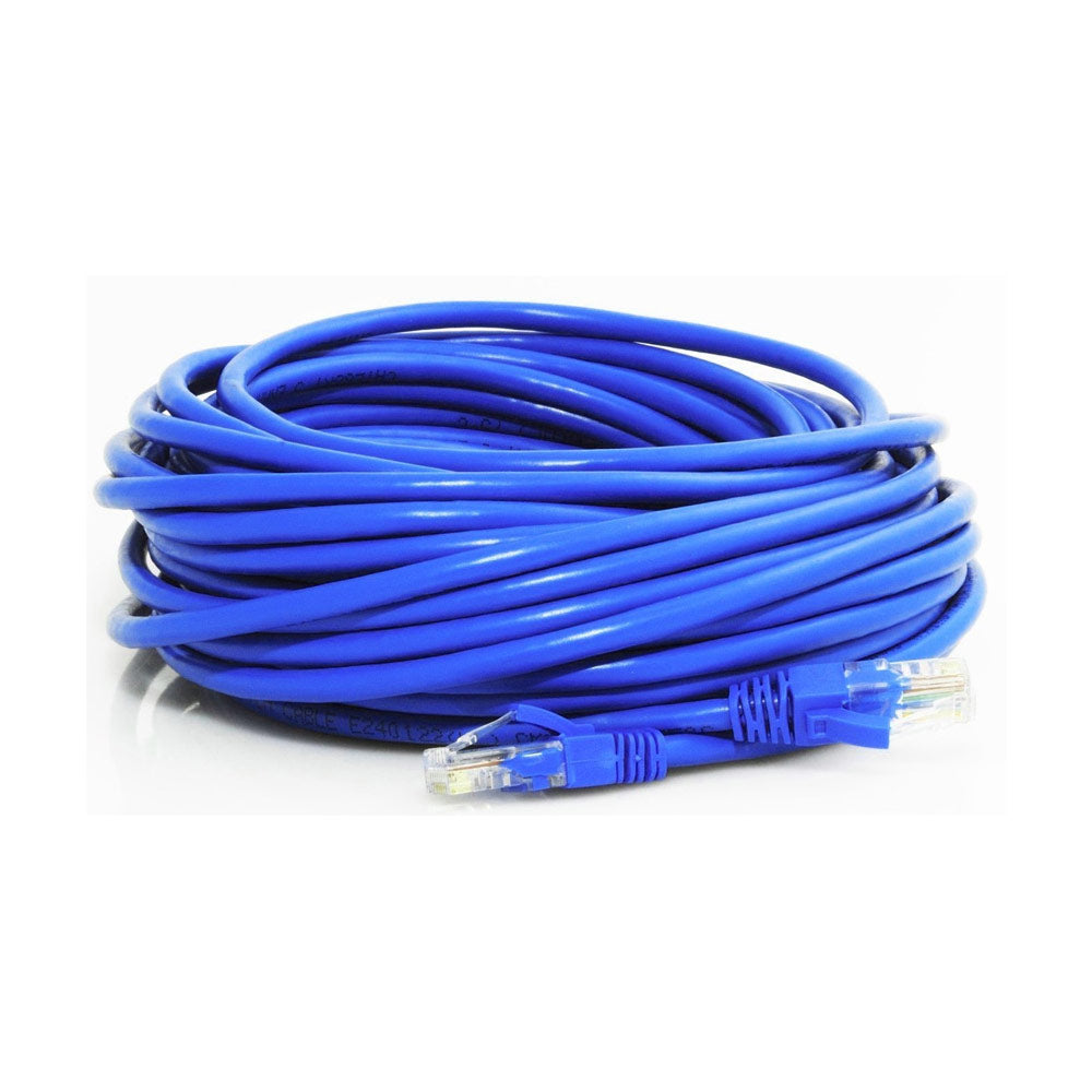 Uniview Tec R50CAT5E Ethernet Network Cable 50 Blue, Cat 5e, 350MHz with Connectors