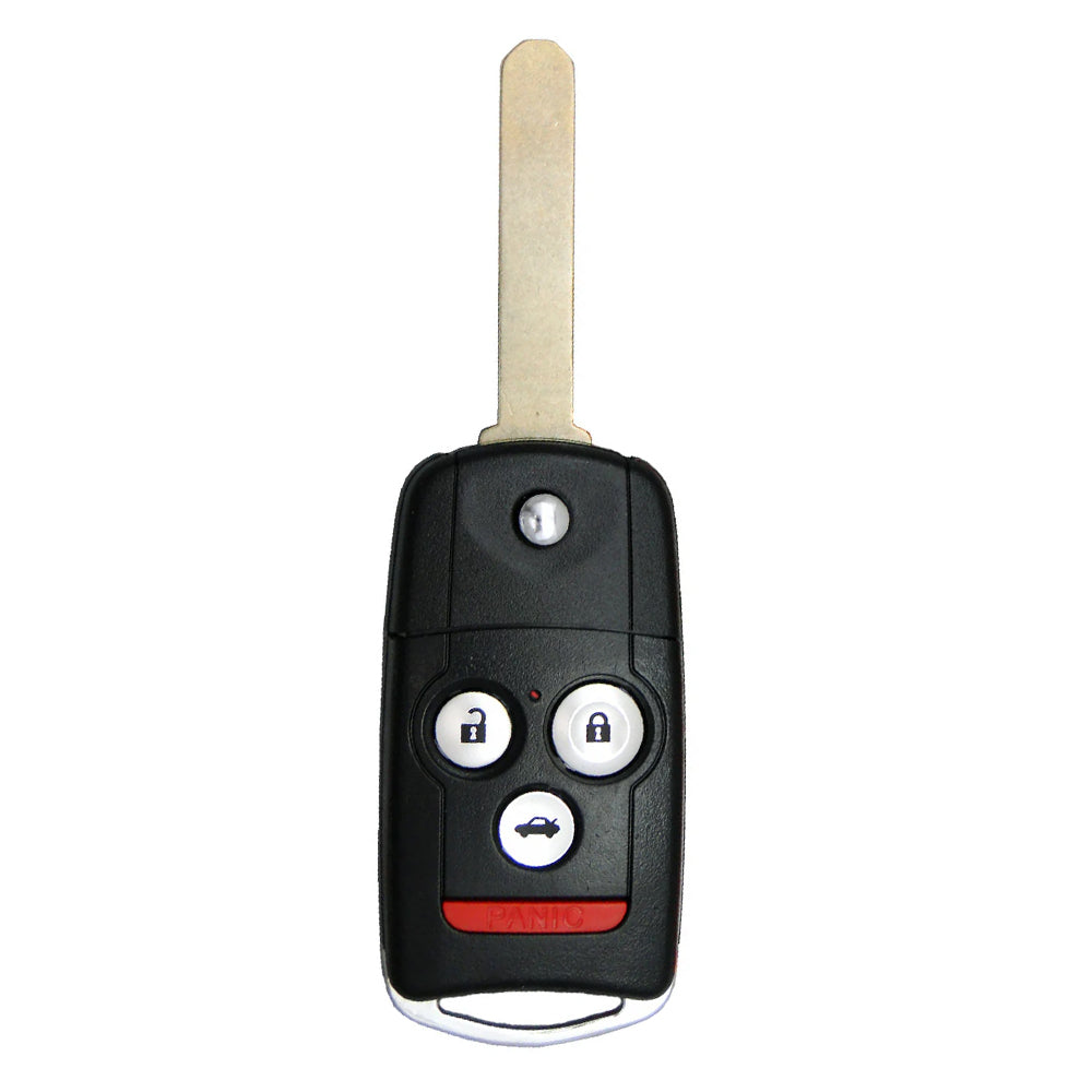 2011 Acura TL Flip Key Fob 4B FCC# MLBHLIK-1T - 72147-TK4-A01/ 72147-TK4-A11 - Aftermarket