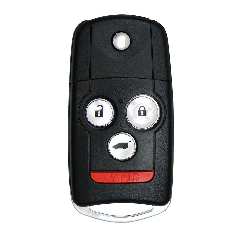 2007 - 2013 Acura MDX Flip Key Fob 4B W/ Hatch FCC# N5F0602A1A - 35111-STX-326 / 35111-STX-329