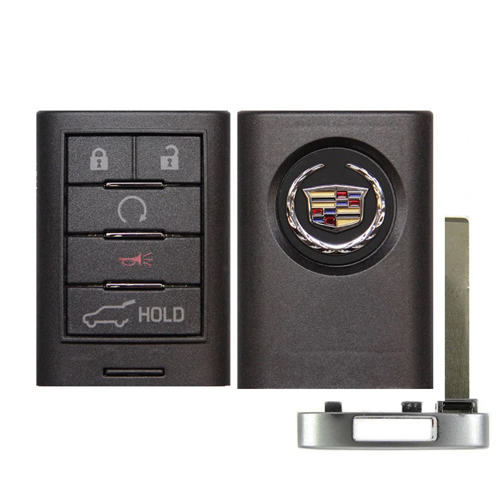 2010 - 2015 Cadillac SRX Smart Key 5B Fob FCC# NBG009768T - 22865375
