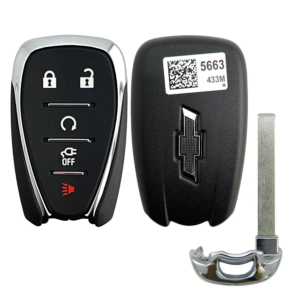 2022 - 2023 Chevrolet Bolt Smart Key 5B Fob W/ Remote Start & Plug In - FCC# HYQ4ES - 13535663
