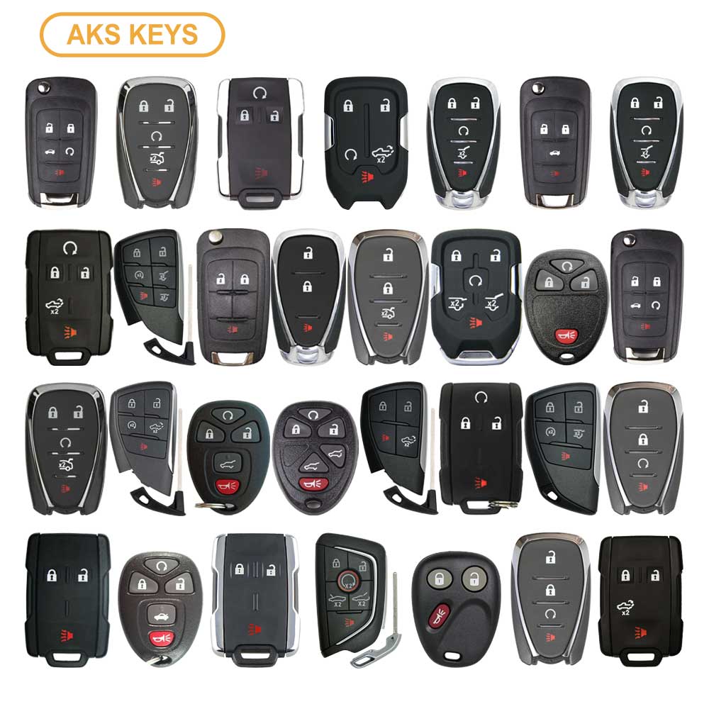 AKS KEYS Aftermarket 30 Chevrolet Keys Bundle