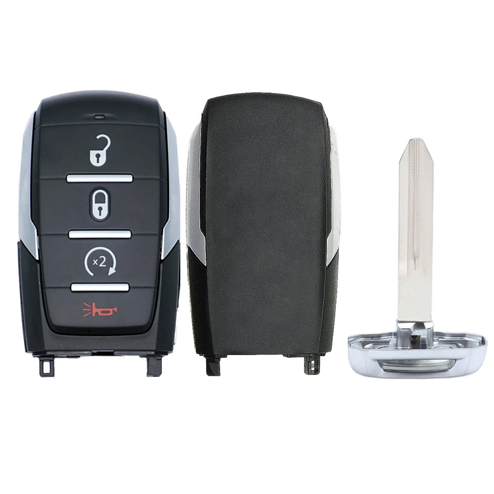 2019 - 2024 RAM 1500 Smart Key 4B FCC# OHT-4882056 - Silver Sides (2 Pack)
