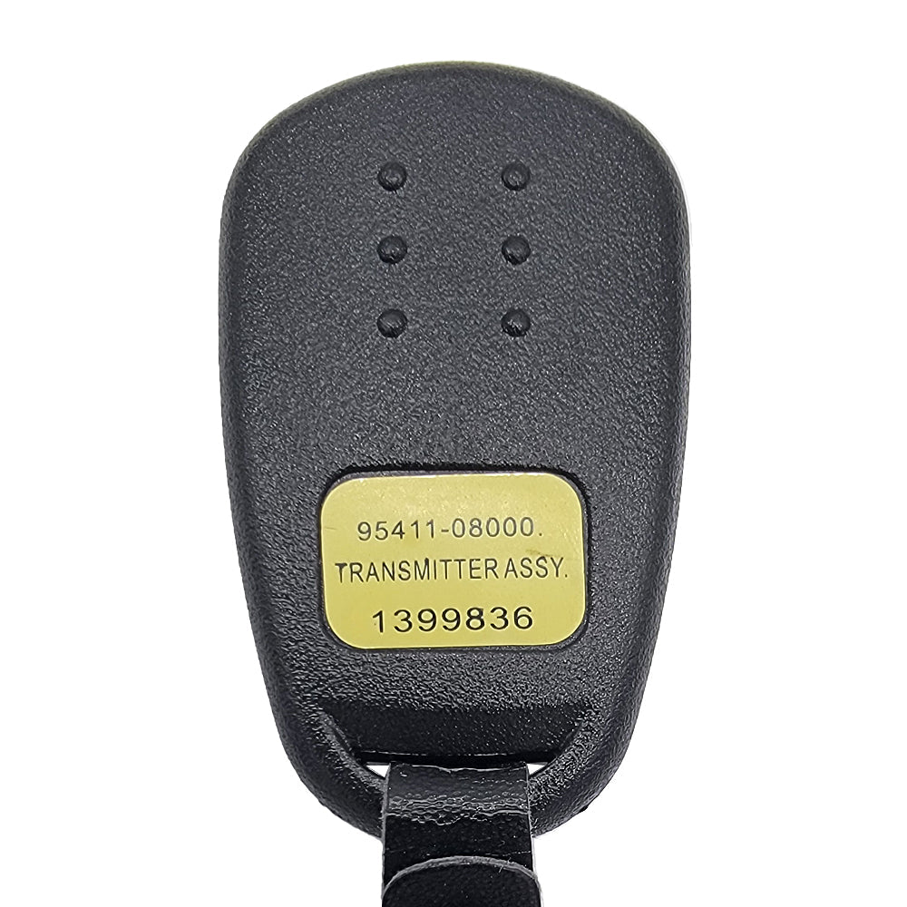 2004 Hyundai Santa Fe Dealer Installed Keyless Entry 2B Fob - 95411-08000 - OEM