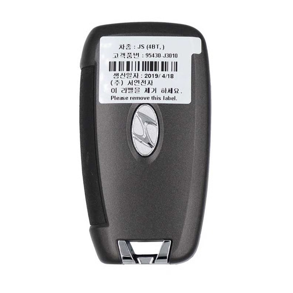 2019 - 2020 Hyundai Veloster Flip Key Fob 4B W/ Hatch FCC# SY5IGRGE04 - 95430-J3010