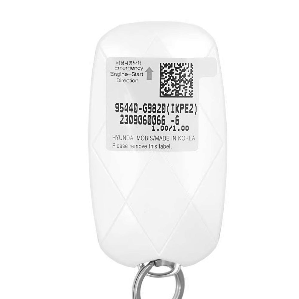 2023 - 2026 Genesis G70 Smart Key 5B Fob FCC# TQ8-FOB-4F75M44 - 95440-G9820 (White)