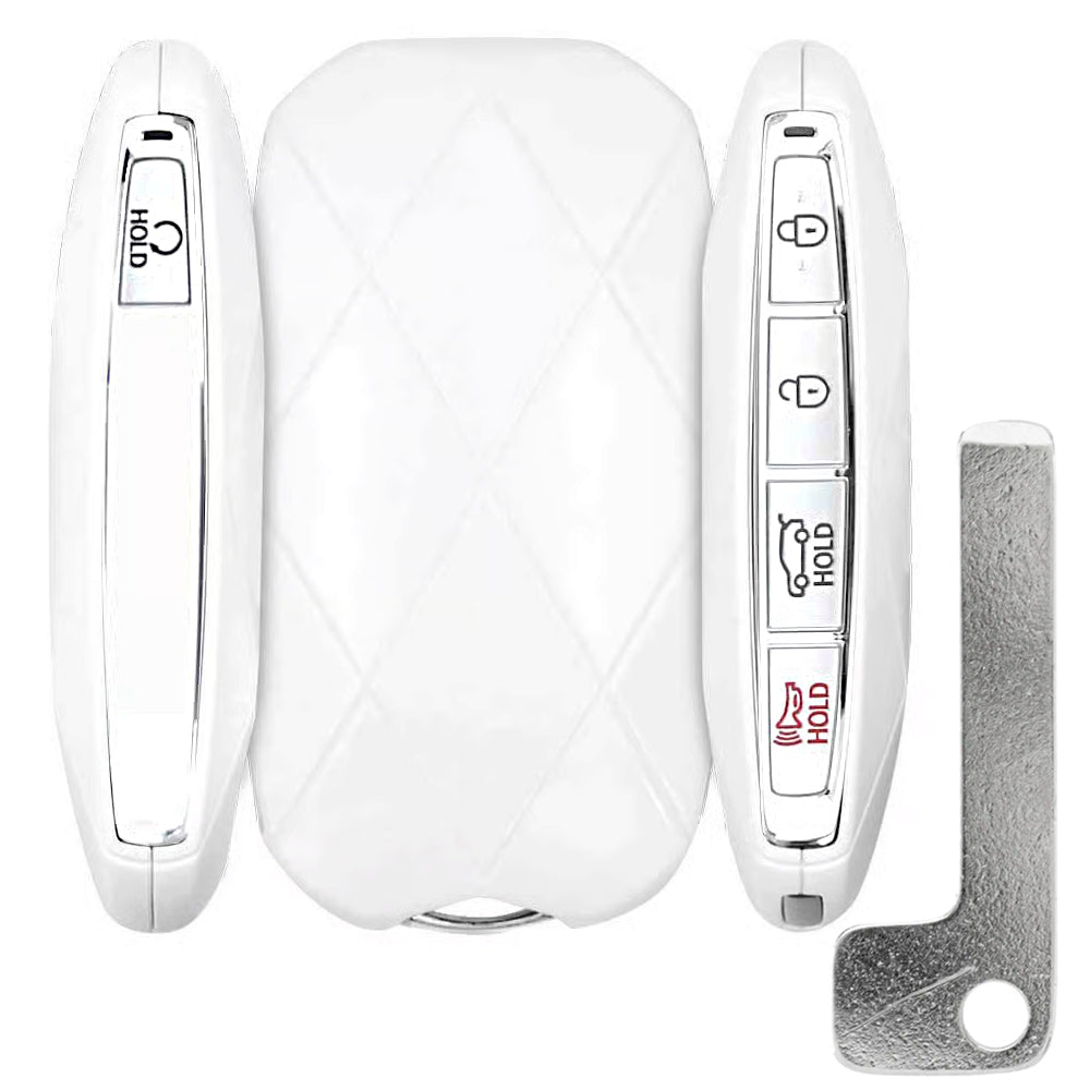 2024 - 2026 Genesis GV80 Smart Key 5B Fob FCC# TQ8-FOB-4F75M44 - 95440-T6DB0 (White)