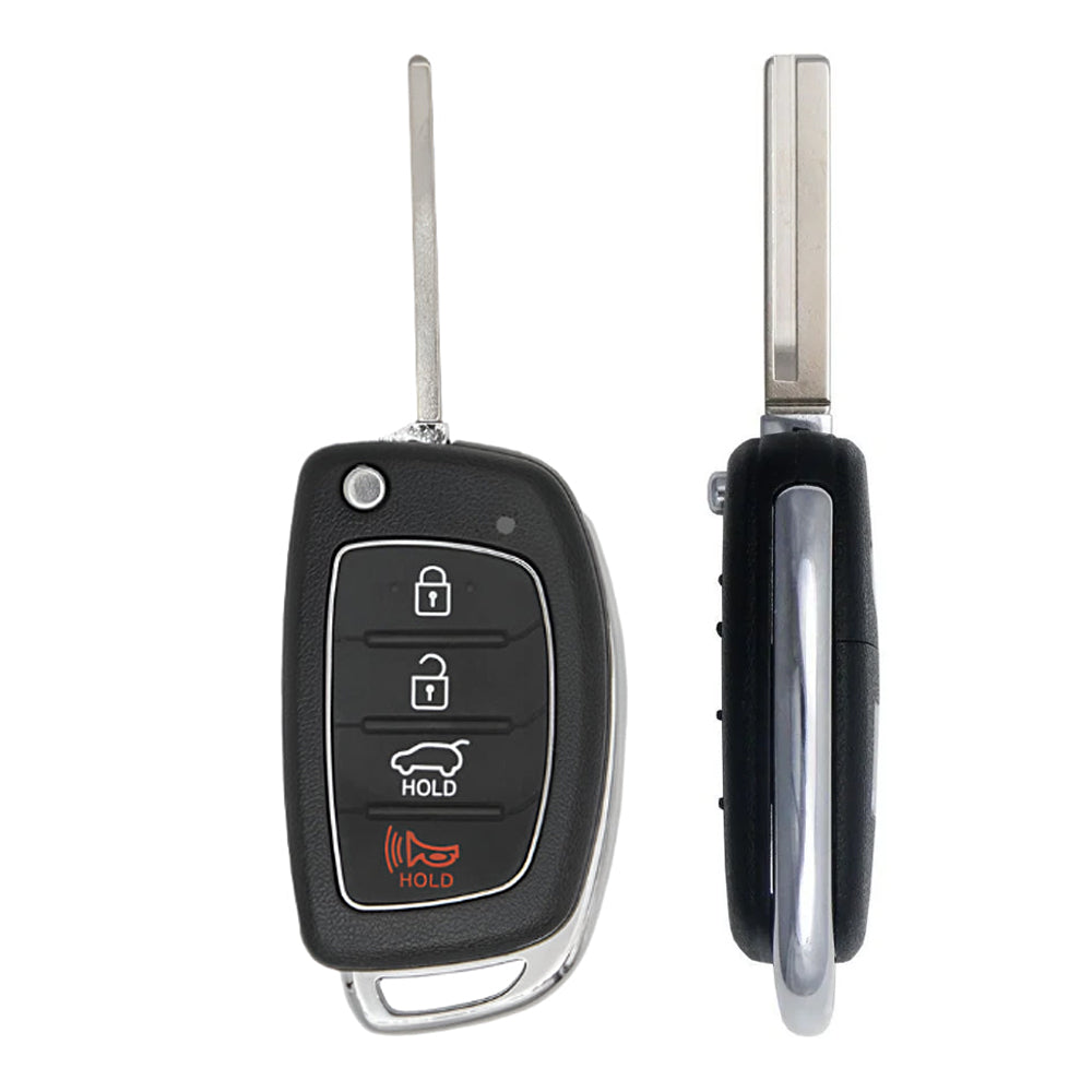 2017 - 2018 Hyundai Santa Fe Flip Key Fob 4B FCC# TQ8-RKE-4F31