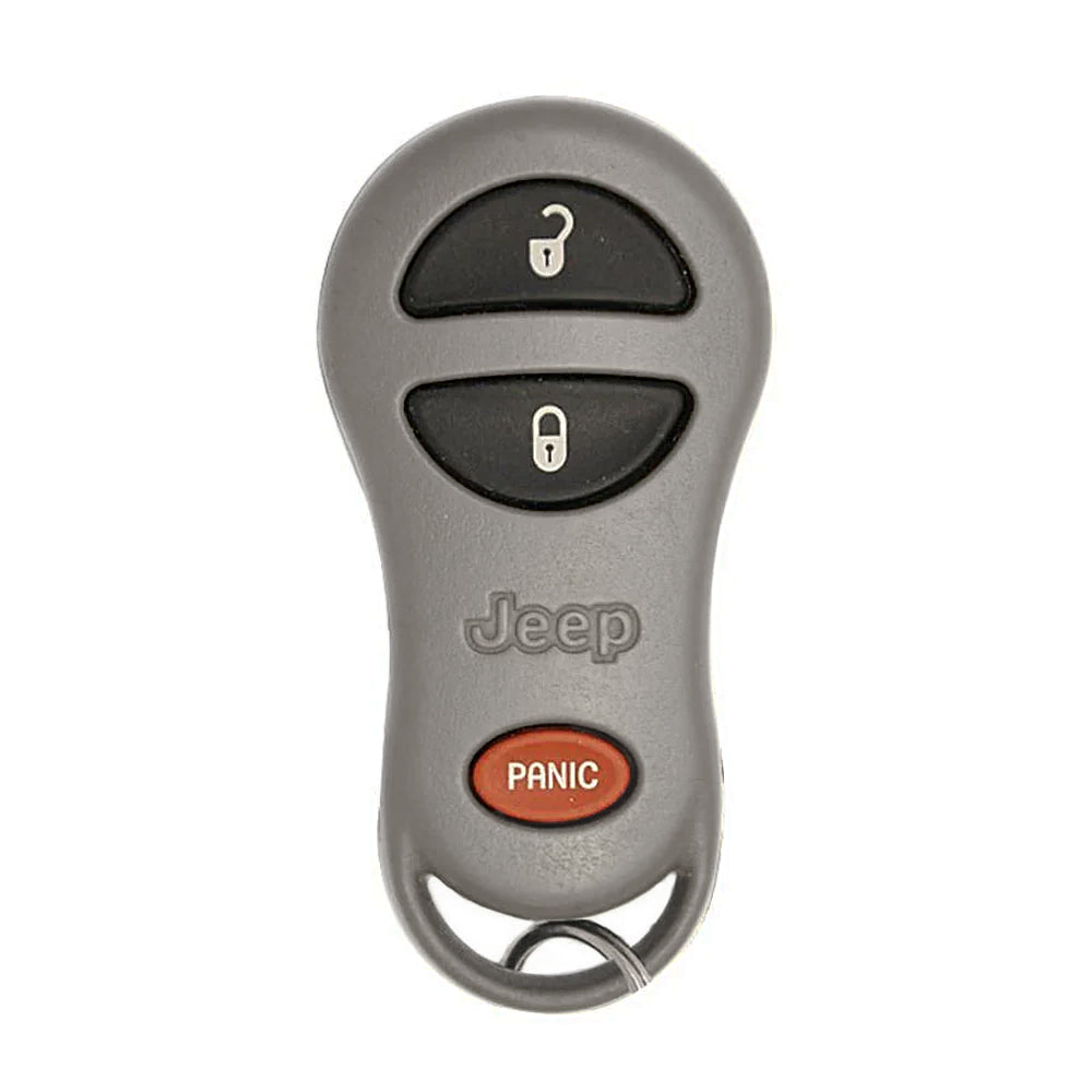 KeylessKing* Replacement Remote Key Fob For 2000-2004 Jeep Grand Cherokee – GQ43VT9T / 56036860 (KK-5888)