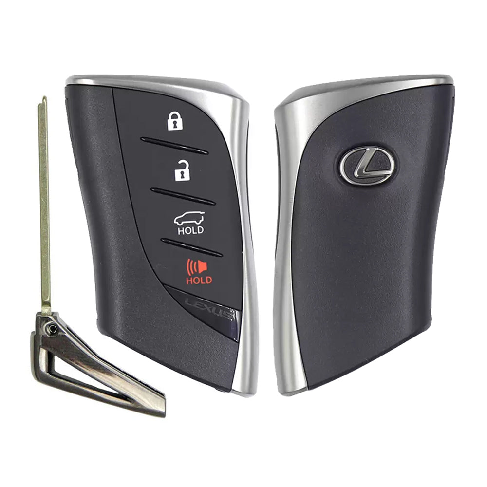 2019 - 2022 Lexus GX460 Smart Key 4B W/ Hatch Glass Fob FCC# HYQ14FBF - 89904-60U80