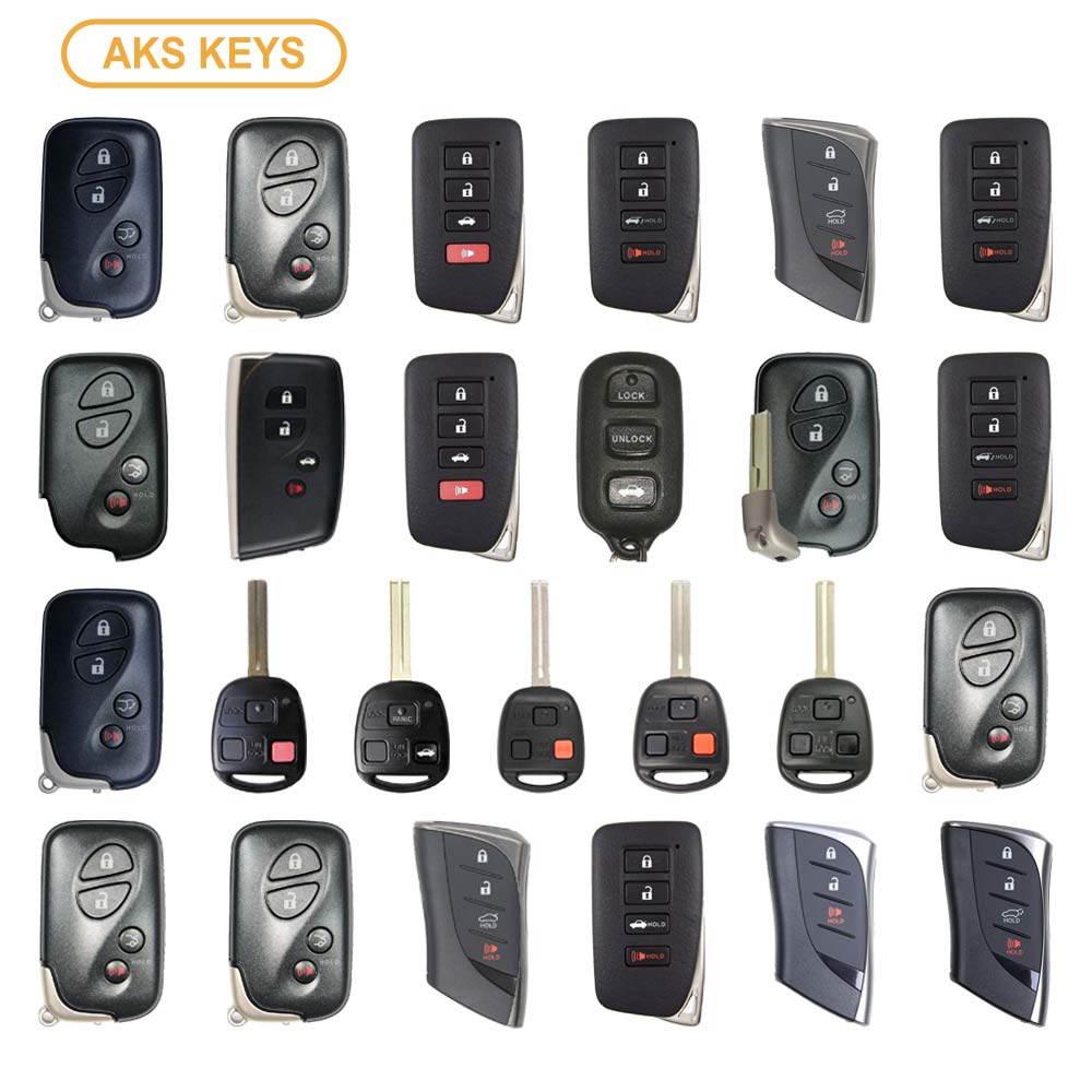 AKS KEYS Aftermarket 25 Lexus Keys Bundle