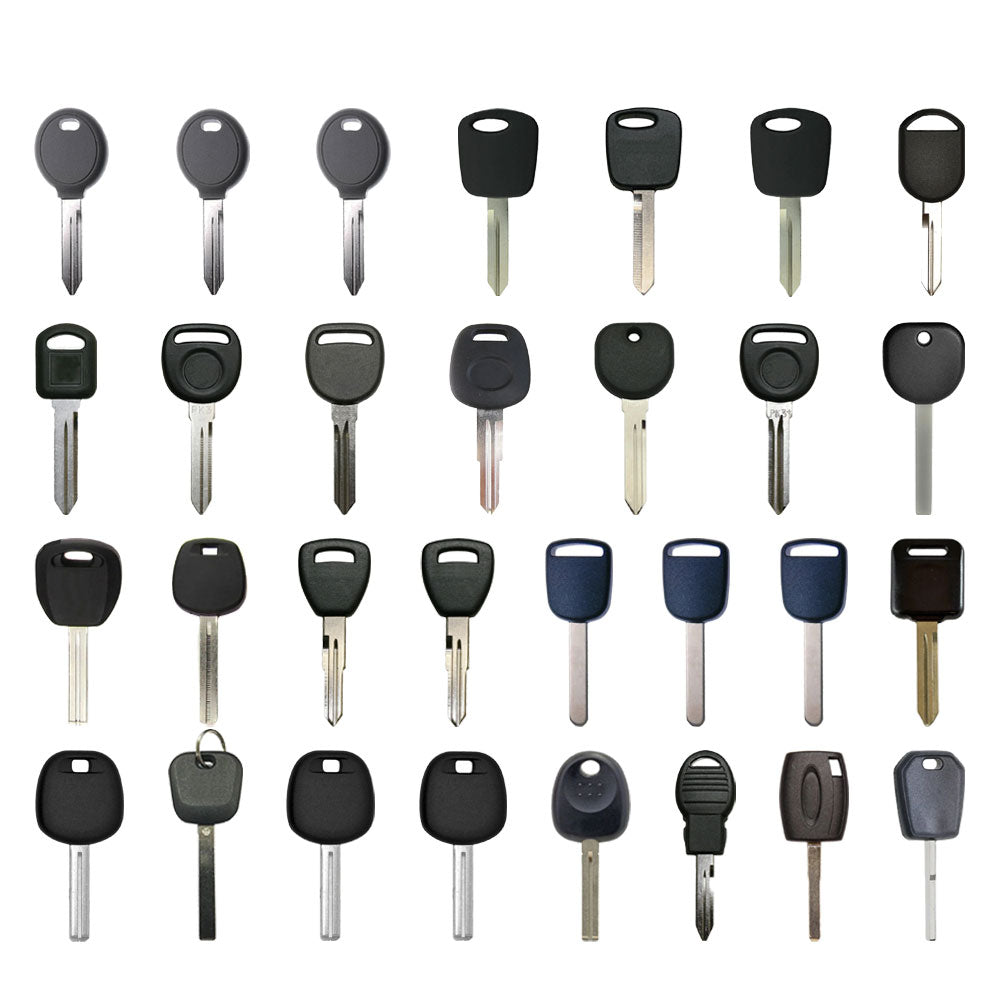 Transponder Keys Starter Pack-1 with 30 Keys