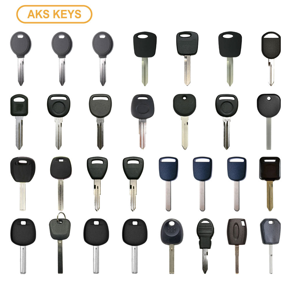 Transponder Keys Starter Pack-1 with 30 Keys