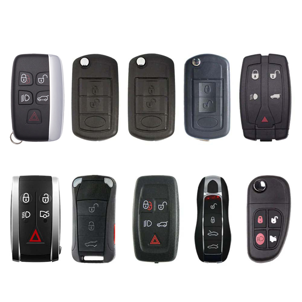 Automotive Smart Remotes Starter Pack-2 with 10 Land Rover Jaguar Porsche Remotes